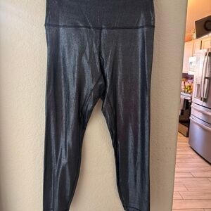 Lululemon Shiny Black Leggings